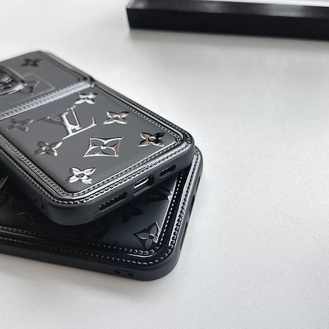 Black Phone Case Iphone 15 Pro Max +(ALL VERSIONS)