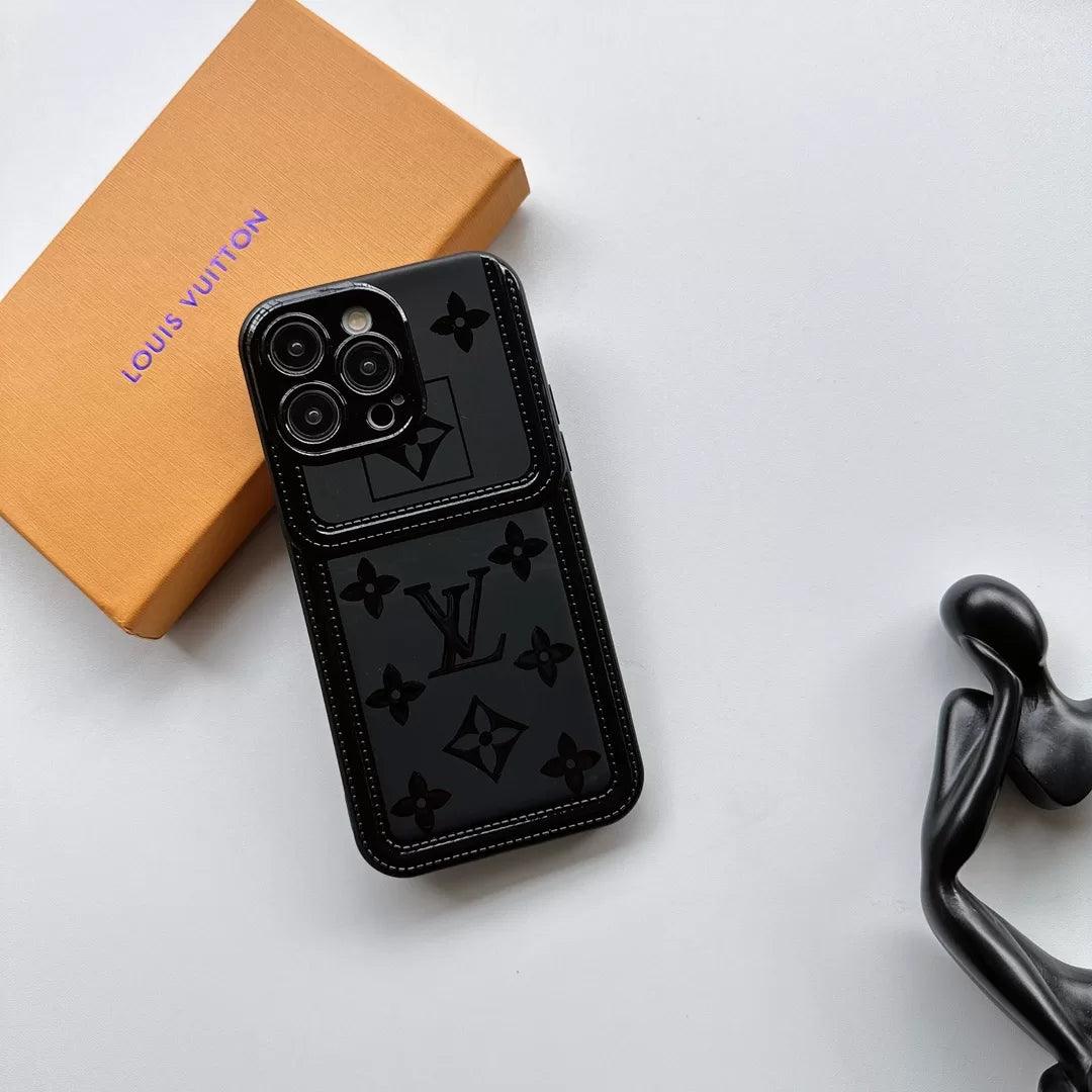Black Phone Case Iphone 15 Pro Max +(ALL VERSIONS)
