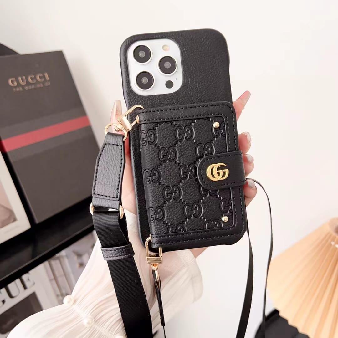 LV Phone Case With a Strap Card On Back