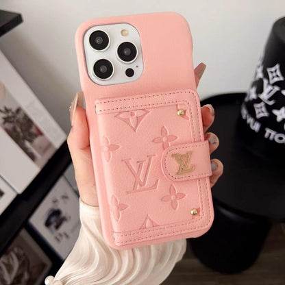 Leather Phone Case With Card Holder