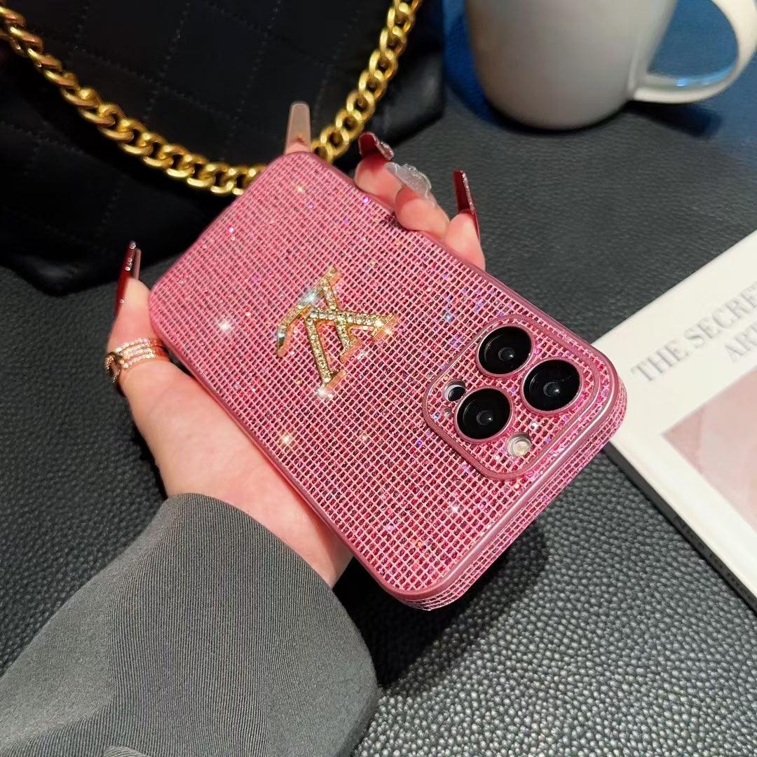 Pink LV phone case