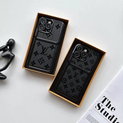 Black Phone Case Iphone 15 Pro Max +(ALL VERSIONS)