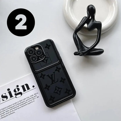 Black Phone Case Iphone 15 Pro Max +(ALL VERSIONS)