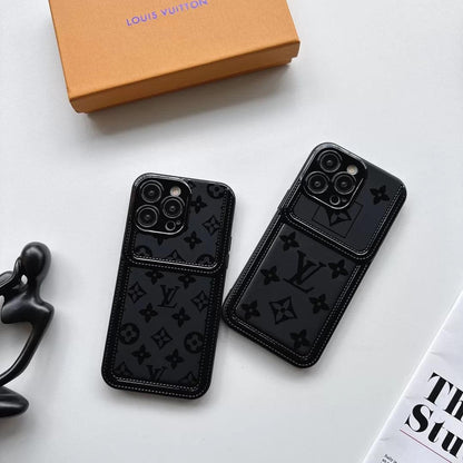 Black Phone Case Iphone 15 Pro Max +(ALL VERSIONS)