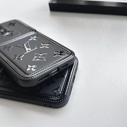 Black Phone Case Iphone 15 Pro Max +(ALL VERSIONS)