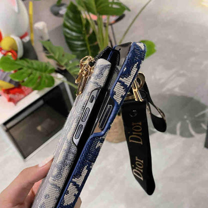 C.D Phone Case With Strap