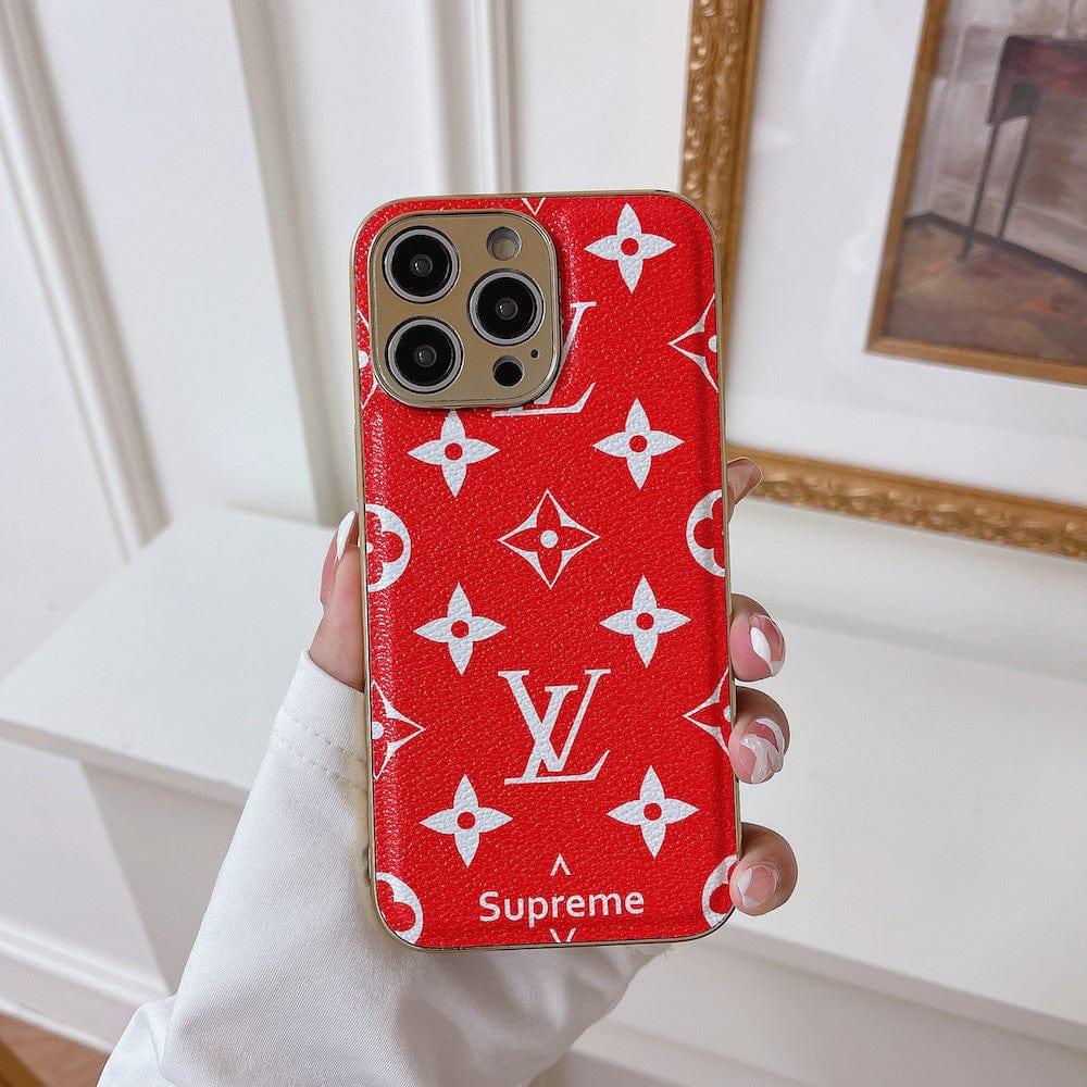 LV and supreme phone case